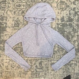 Gymshark Slounge long sleeve hooded crop